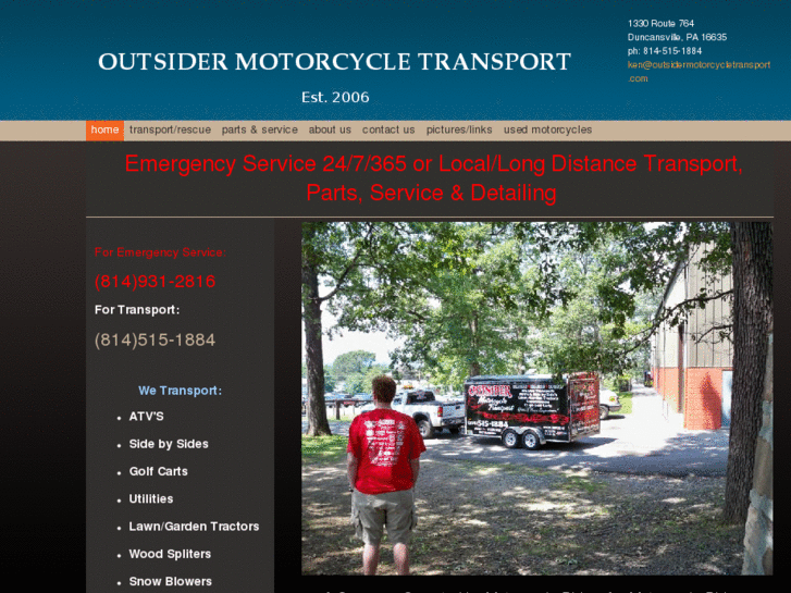 www.outsidermotorcycletransport.com