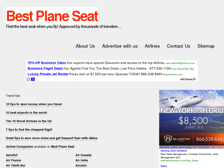 www.bestplaneseat.com