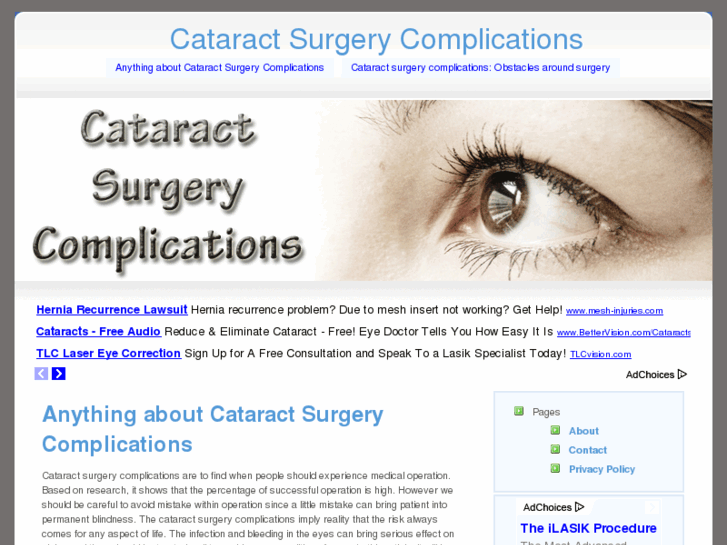 www.cataractsurgerycomplications.org