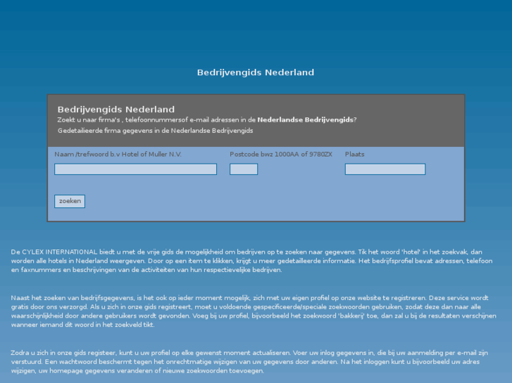 www.cylex-bedrijvengids-nederland.nl