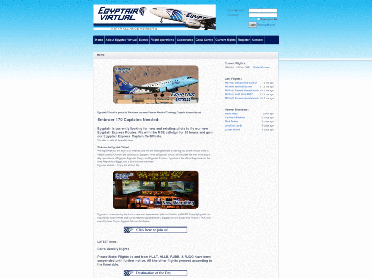 www.egyptair-virtual.com