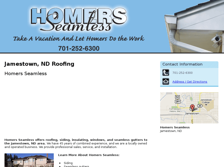 www.homersseamlesssiding.com