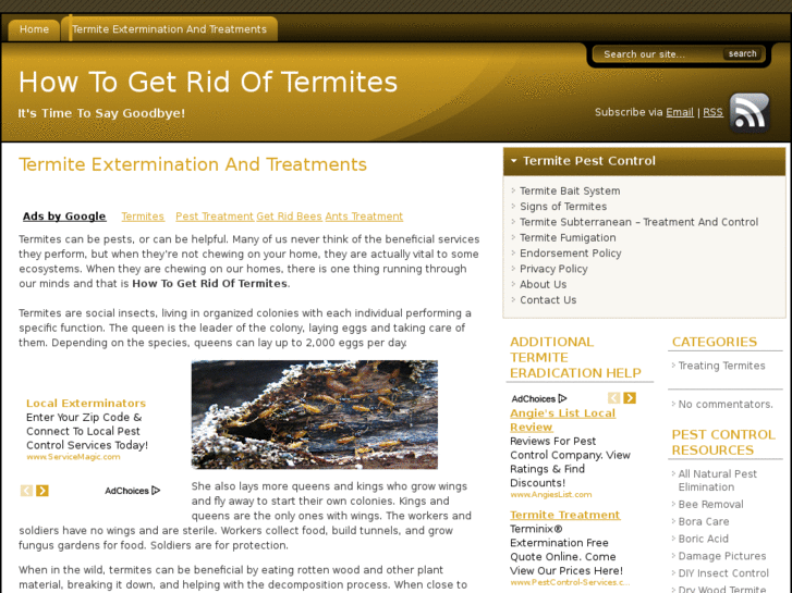 www.howtogetridoftermites.net