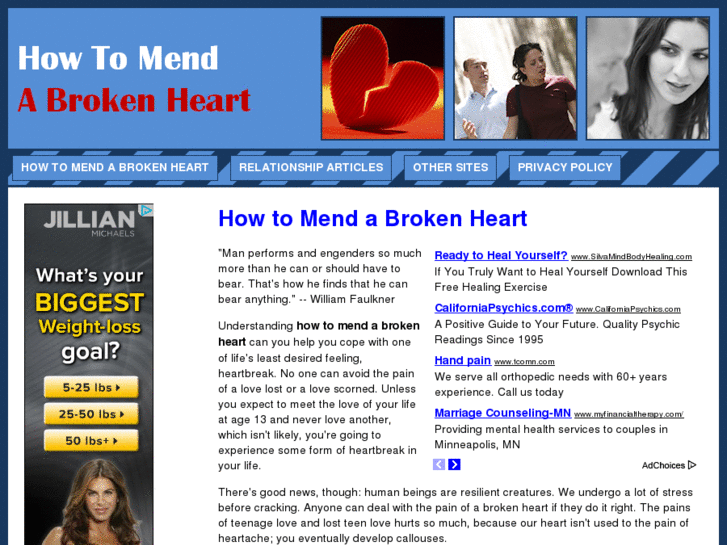 www.howtomendabrokenheart.org