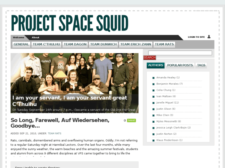 www.projectspacesquid.com