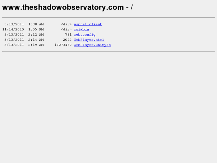 www.theshadowobservatory.com