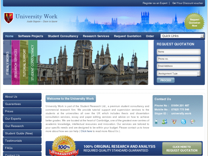 www.universitywork.co.uk