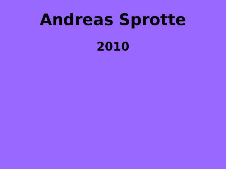 www.andreassprotte.com