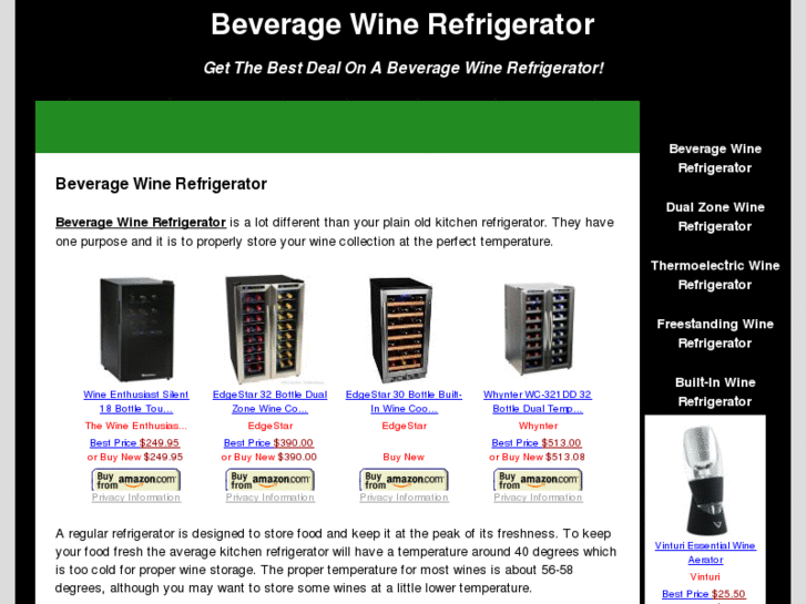 www.beveragewinerefrigerator.com