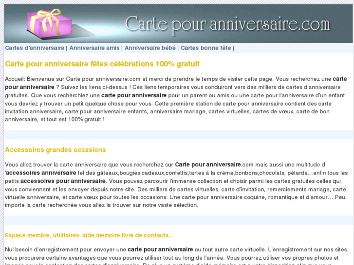 www.cartepouranniversaire.com