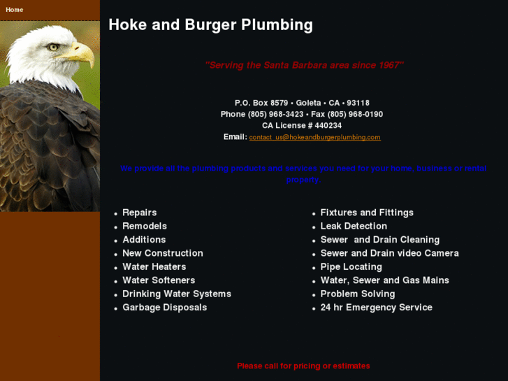 www.hokeandburgerplumbing.com