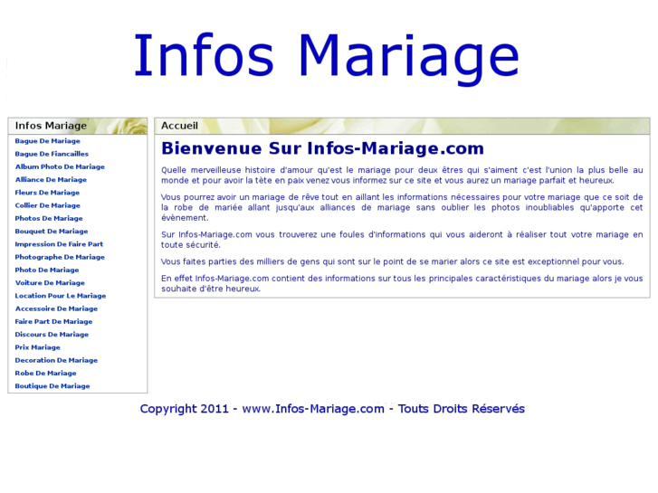 www.infos-mariage.com