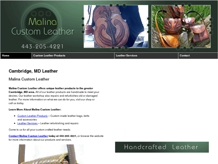 www.malinacustomleather.com