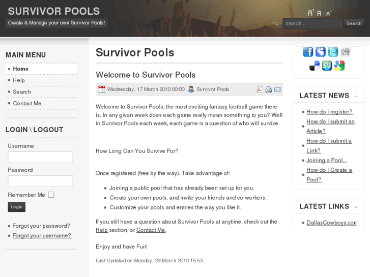 www.survivorpools.net