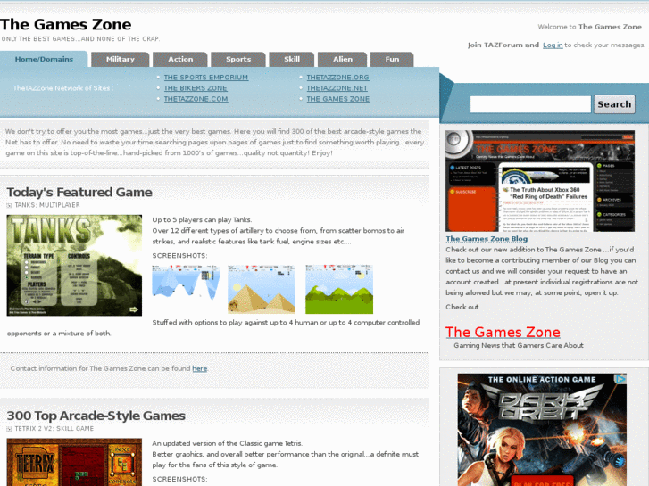 www.thegameszone.org