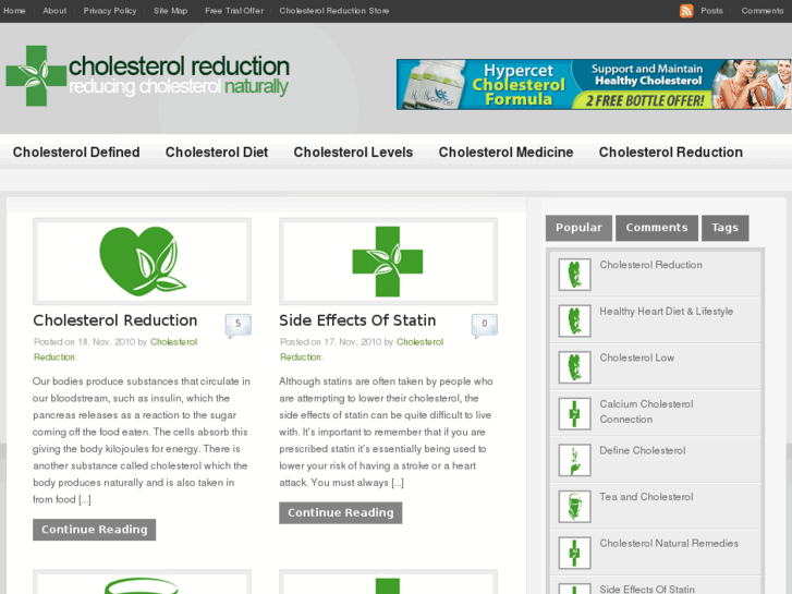 www.cholesterolreduction.org