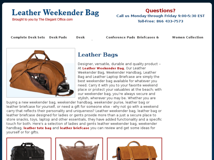 www.leatherweekenderbag.com