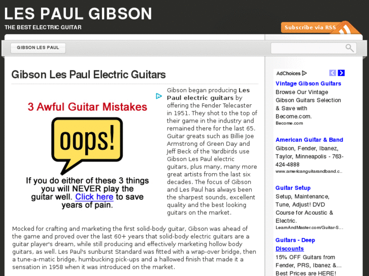 www.lespaulgibson.org