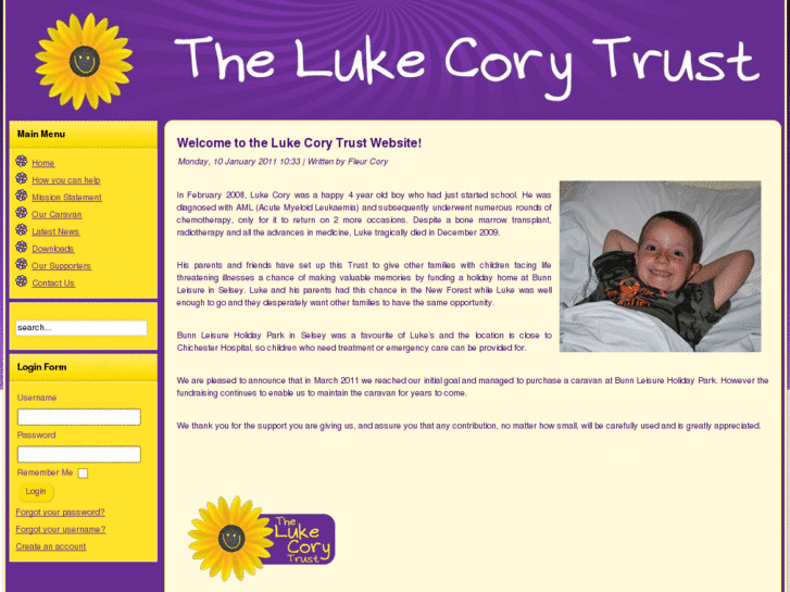 www.lukecorytrust.co.uk