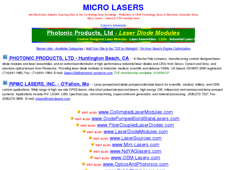 www.micro-lasers.com