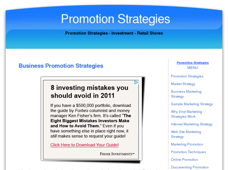 www.promotion-strategies.net