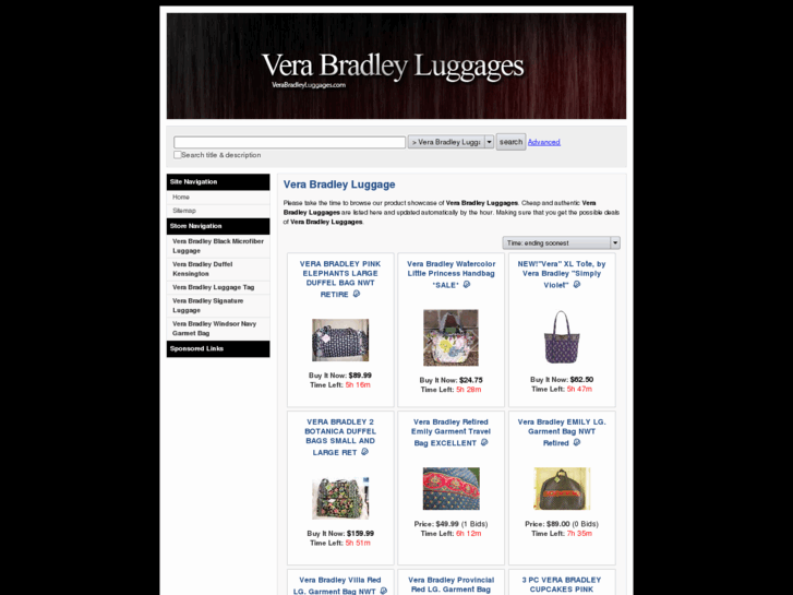 www.verabradleyluggages.com