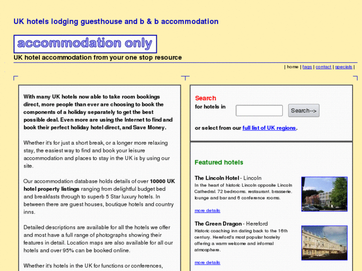 www.accommodation-only.com