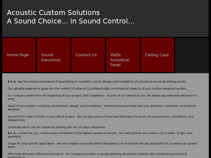 www.acousticcustomsolutions.com