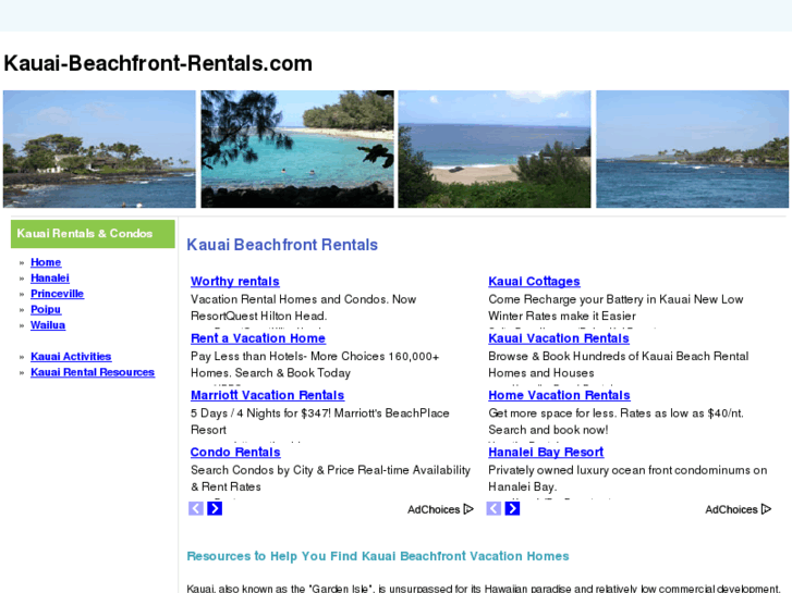 www.kauai-beachfront-rentals.com