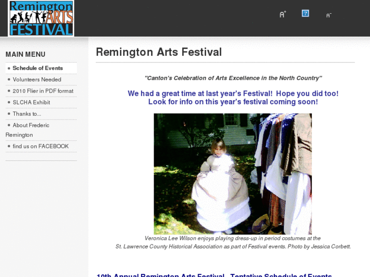 www.remingtonartsfestival.org