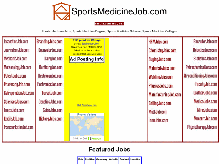 www.sportsmedicinejob.com