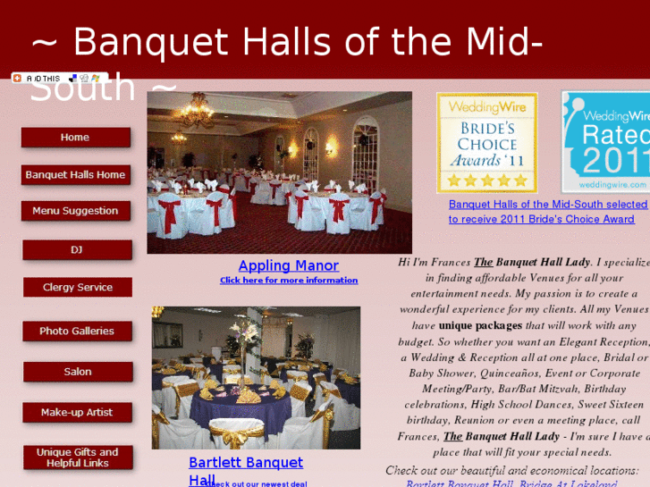 www.banquethallsmidsouth.com