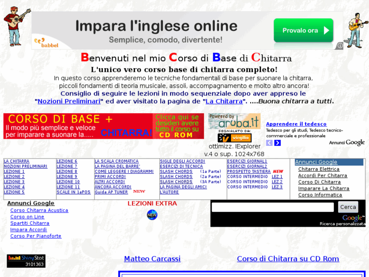 www.corsodichitarra.it