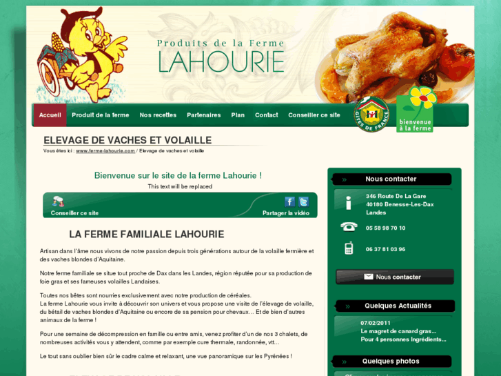 www.ferme-lahourie.com