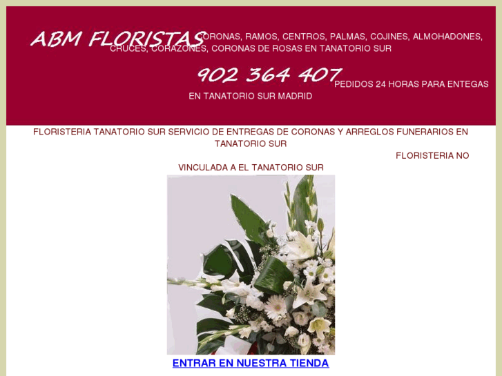 www.floristeriatanatoriosurmadrid.com