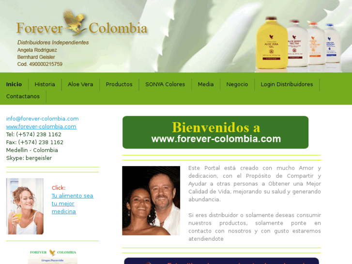 www.forever-colombia.com