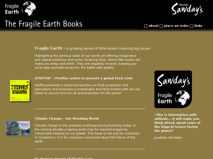 www.fragileearth.co.uk