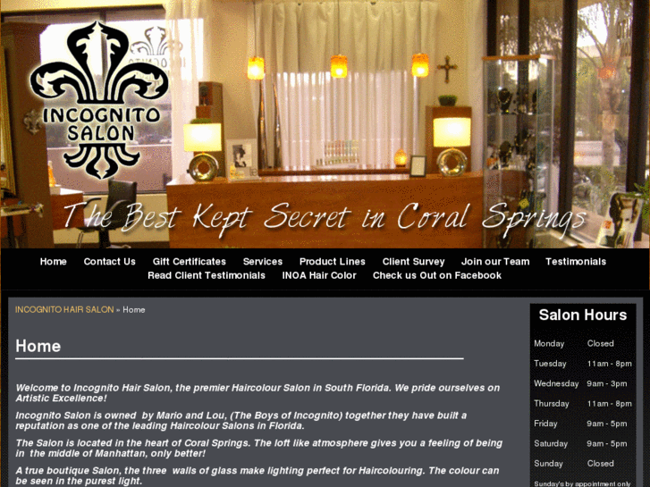 www.incognitohairsalon.com
