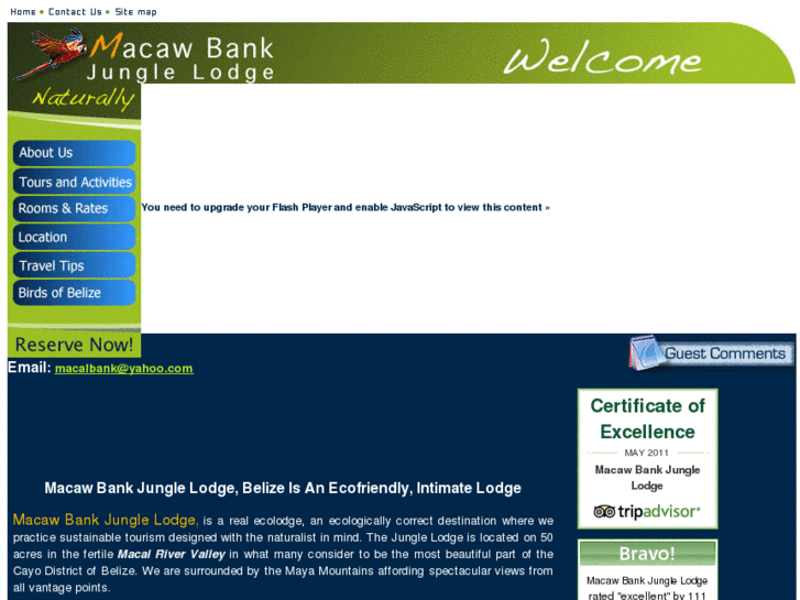 www.macawbankjunglelodge.com