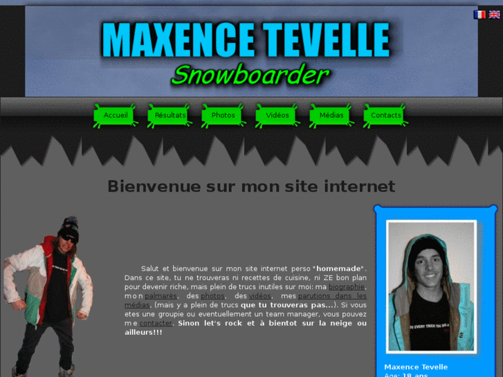 www.maxencetevelle-snowboard.com