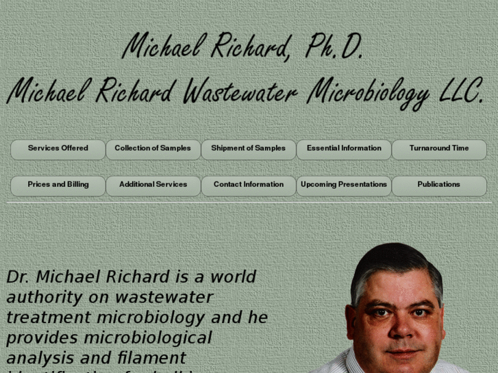 www.michaelrichardwastewatermicrobiology.com