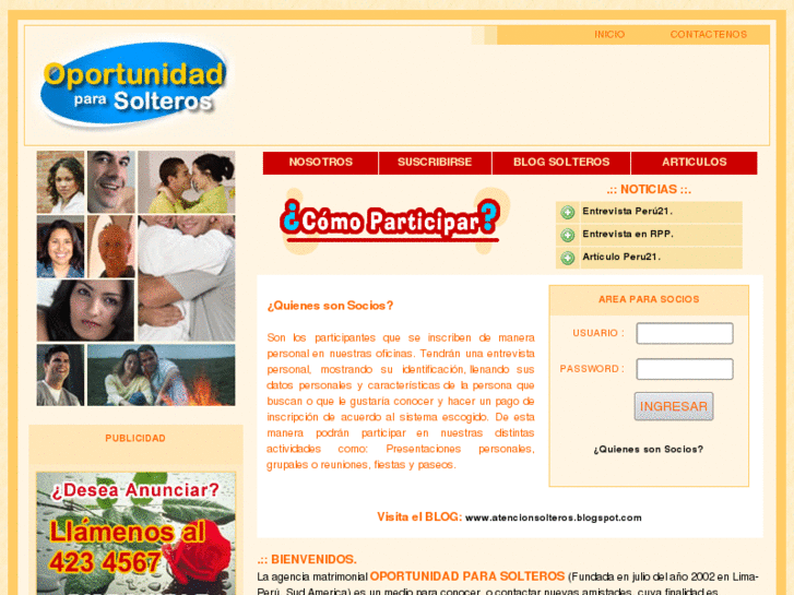 www.oportunidadparasolteros.net