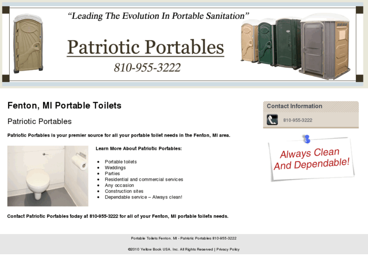 www.patrioticportables.com