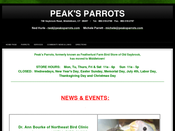 www.peaksparrots.com