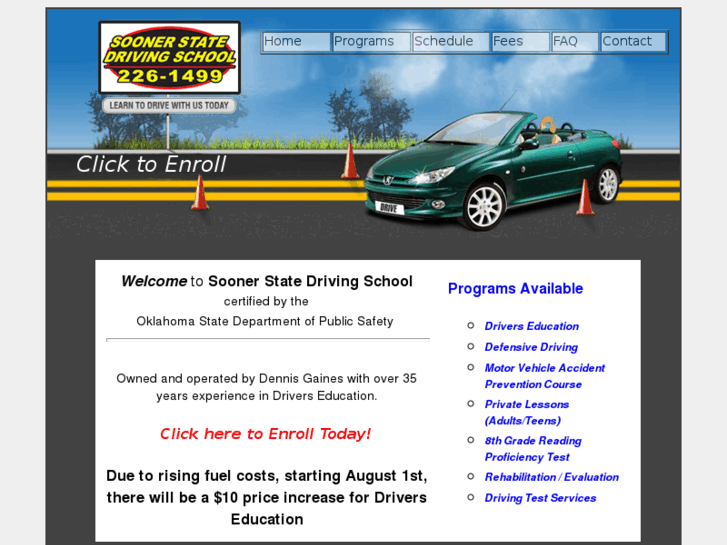 www.soonerstatedriving.com