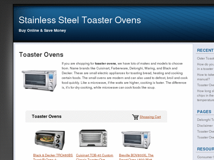 www.stainlesssteeltoasteroven.com