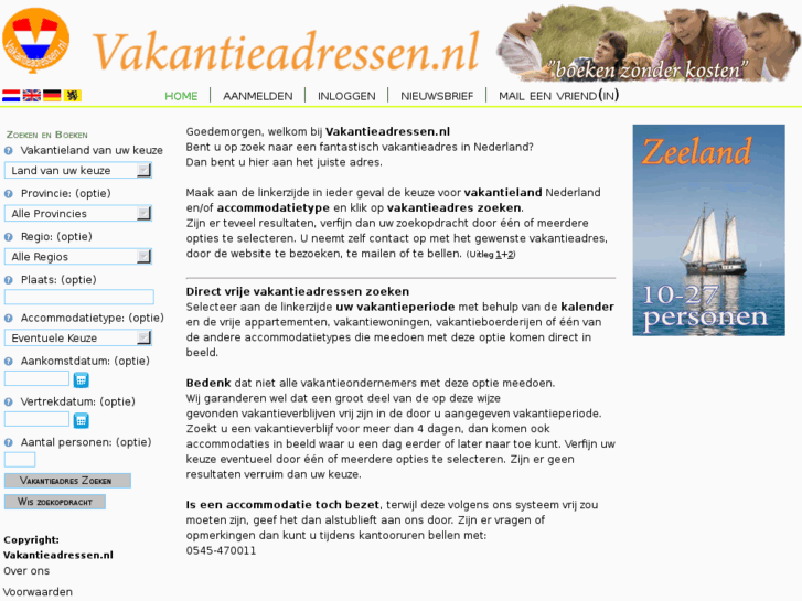 www.vakantieadressen.nl