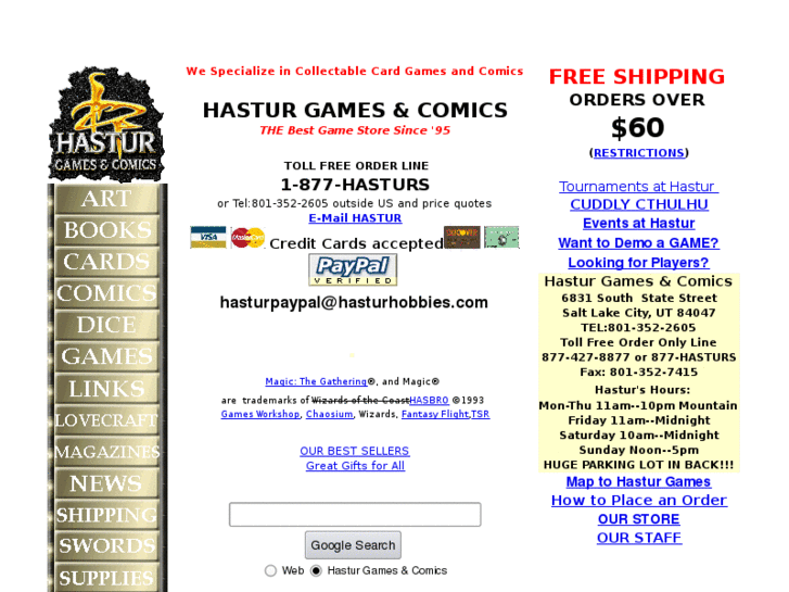 www.hasturgamesandcomics.com