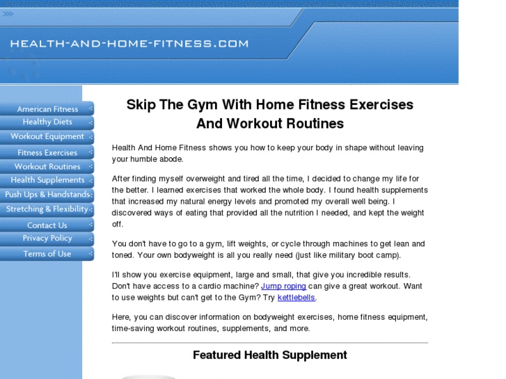 www.health-and-home-fitness.com