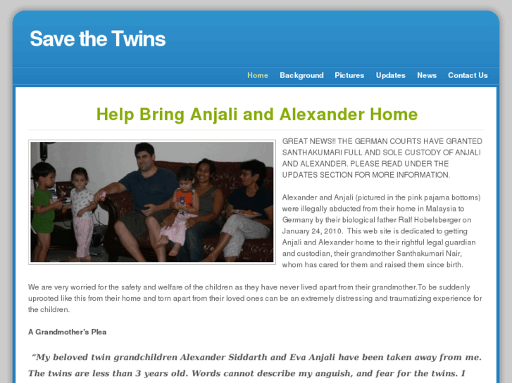 www.helpthetwins.com